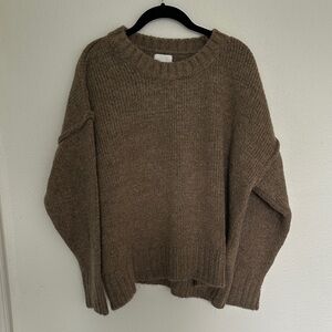 H&M Brown Crew Neck Sweater Never Worn